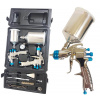 DeVilbiss SLG-620 1,3mm + 2,5mm tryska + DeVilbiss SLG 1,0mm, kefky, manometer (DODANIE 05/2025)