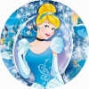 CUKROVÁ TLAČ jedlý obrázok na tortu Cukrová hmota POPOLUŠKA PRINCEZNÁ DISNEY #