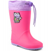Dětské gumáky Coqui Rainy collar Frog Fuchsia / lila Velikost: 29