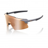 100% Aerocraft, okuliare - Soft Tact Grey/HiPER Copper Mirror