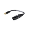 Sommer cable adaptér 3-pol XLR(M) / RCA(M)