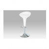 Autronic barová stolička, plast biely/chróm AUB-9002 WT AUB-9002 WT