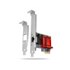 AXAGON PCEE-GIX, PCIe síťová karta - 1x Gigabit Ethernet port (RJ-45), Intel i210AT, PXE, vč. LP