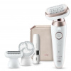 Braun Silk-épil 9 Flex 9-360 3D 40 pinzety/pinziet Ruže, Biela (9-360)