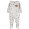 CARTER'S Overal na cvoky Sleep&Play Gray Animal chlapec 6m/ veľ. 68