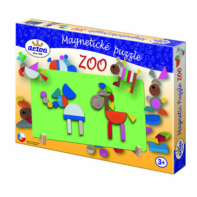 DETOA magnetické puzzle ZOO (Dřevěné hračky )