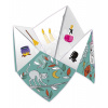 Mini kreatívna sada Nebo peklo raj Origami Paper Fortune Tellers Atelier Janod papierové skladačky 24 kariet od 7 rokov J07941