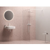 Ravak Walk-In Wall stena sprchového kúta walk -in 90 cm biela matný/sklo priehľadné GW9W70E0SZ1
