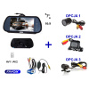 NVOX 7-palcový LCD monitor set v spätnom zrkadle 12v 24v auto cúvacia kamera a bezdrôtový wifi modul