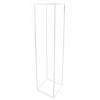 Stojan na kvety - Kvetinový stojan kvetinový balkón biely 100 cm (Stojan na kvety - Kvetinový stojan kvetinový balkón biely 100 cm)