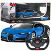Rastar Rastar Auto na diaľkové ovládanie R / C Bugatti Chiron 1:14 modré