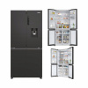 Chladnička French Door Haier HCR3818EWPT s dávkovačom vody, 463 l, čierna, No Frost