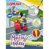 Maxi vodová vymaľovanka A4/ Doprava