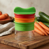 OXO Good Grips Bonnet Plus zelená - strúhadlo / škrabka na zeleninu z plastu