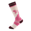 Detské lyžiarske podkolienky z merino wool ALPINE PRO SKYRO ružová|M