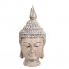Chic Antique Béžová antik dekorácia hlava Budha - 11*15*28 cm - Chic Antique