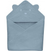 Dětská osuška Lionelo Muslin Hooded Towel Grey Sky (5903771709316)