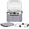SPRINGOS Piknikový termo kôš 28l CS0025 biela/modrá