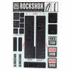 ROCK SHOX 32/30/RS1 sada nálepiek čierna