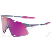 100% Hypercraft - Gloss Light Grey/Purple Multilayer Mirror Lens uni