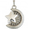 EU Prívesok HVIEZDA 30 / 27mm staré striebro