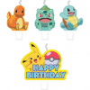 Sviečky Pokémon 4ks - Amscan - Amscan