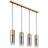 Globo Lighting Annika závesné svietidlo 4x25 W dymová-zlatá 21000-4HCA