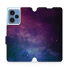 Flipové pouzdro Mobiwear - Xiaomi Redmi Note 12 Pro 5G - V147P Mlhovina (Knížkové flip pouzdro, obal, kryt na mobil Xiaomi Redmi Note 12 Pro 5G - V147P Mlhovina, materiál Umělá kůže + TPU - ochrana 36