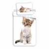 Jerry Fabrics Obliečky Kitten white 140x200 70x90