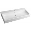 SAPHO TORIDI 101 x 46,5cm umývadlo závesné hranaté, s otvorom, s prepadom, keramické, biele, TU0221
