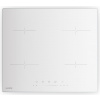 Klarstein Velaire indukčná varná doska - 60 cm, 4-zónová, 7000 W boost, dotykový posuvník, časovač, detská poistka, ukazovateľ zvyškového tepla, sklokeramika, vstavaná indukčná varná doska, biela