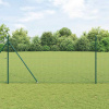zahrada-XL Plot s stĺpmi Zelená 1.5 x 10 m Oceľ 3352059