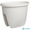 PLASTKON® BALCONIA OVI 32 Truhlík na zábradlí plastový, bílý 41113800