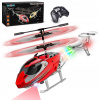 DIAĽKOVO OVLÁDANÝ HELIKOPTÉRA RC LIETADLO S OVLÁDAČOM VRTUĽNÍK LED DARČEK ČERVENÁ