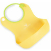 Cangoroo Silikonový podbradník Baby Bib Am Am - žlutý Cangaroo