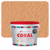 ..SILIKÓNOVÁ FASÁDNA OMIETKA CORAL 1,5mm škrabaná-25kg odtieň CARAMEL 4