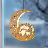 Die moderne Hausfrau Die moderne Hausfrau LED drevená dekorácia Magic Moon