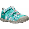 Detské sandále Keen Seacamp II CNX youth bright aqua/pink-a-boo Veľkosť: 37