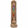 Nefertitis Stojanček na vonné tyčinky Budha čakrový NF29639 - cca 23,5 cm, 490 g