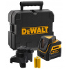 DW0811 DeWALT ČERVENÝ 2 LINKOVÝ, SAMONIVELAČNÍ, UZAMYKATELNÝ LASER, LINKA VERTIKAL A 360°, KUFR