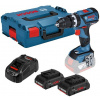 BOSCH GSR 18V-50 Akumulátorový vŕtací skrutkovač, 18V, 2x 5,0 Ah. 06019H5001