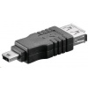 PREMIUMCORD Redukce USB 2.0 A - Mini B 5pin (F/M) kur-9