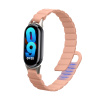 kwmobile řemínek kompatibilní s Xiaomi Mi Band 10 / Mi Band 9 / 8 - Silikonový Magnetic Closure - 14 - 22 cm - Dusty růžová