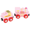Bigjigs Rail Ružový motor s tendrom