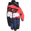 rukavice SP X 1 MM93 kolekce, ALPINESTARS (červená fluo/modrá/černá/bílá, vel. L