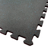 Gumená podlaha puzzle 96,5x96,5x1,5cm čierna farba + 5% modré EPDM