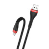 Dátový kábel Foneng X82 - USB Type-C - 3A 1 meter čierny