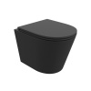 Lavita GALVE BLACK závesné WC, Rimless čierna matná 5908211415420