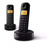 Philips Dect phone black 300mah 2 handsfree D1602B/53 Philips