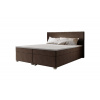 Čalúnená postel Boxspring ISLAND + matrac + rošt - cosmic800 / 160x200 / s vrchným matracom